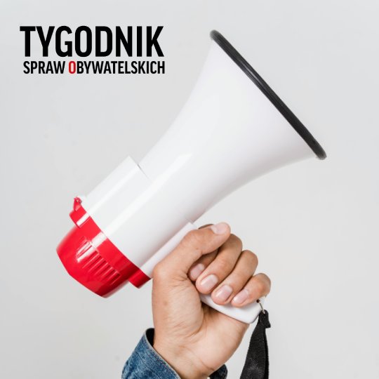 Ręka trzymająca megafon